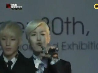 B.A.P No Mercy & Crash @Red Carpet Performance M A M A