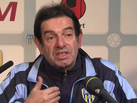 Conférence de presse AC Arles Avignon - Le Mans FC : Pierre MOSCA (ACA) - Denis ZANKO (LEMANS) - saison 2012/2013