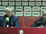 Conférence de presse AS Monaco FC - CS Sedan : Claudio RANIERI (ASM) - Laurent  GUYOT (CSSA) - saison 2012/2013