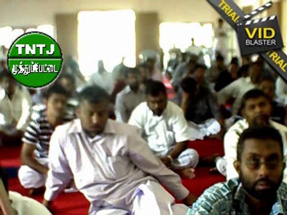 முத்துபேட்டை மஸ்ஜிதுன் நூர் ஜும்ஆ உரை  30.11.2012