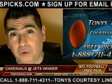 New York Jets versus Arizona Cardinals Pick Prediction NFL Pro Football Odds Preview 12-2-2012