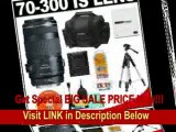 [BEST BUY] Canon EF 70-300mm f/4-5.6 IS USM AF Lens + Canon 2400 Case + Tripod + Accessory Kit for EOS 60D, 7D, 5D Mark II III, Rebel T3, T3i, T4i Digital SLR Cameras