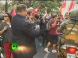 Riot dogs & water cannons: Video of clashes, protests in Chile