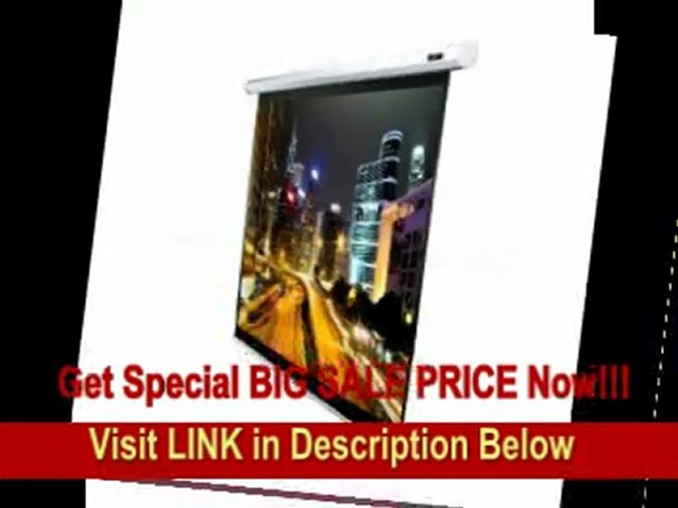 [BEST BUY] Elite Screens VMAX120XWH2-E24 VMAX2 Electric Projection Screen (120-Inch 16:9 Aspect Ratio) (24-Inch Drop)