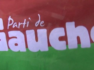 Soutien de Jean-Luc Mélenchon aux Pilpa de Carcassonne.