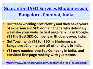 Top SEO Company Bhubaneswar, Best SEO Services - YSS
