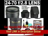 [BEST PRICE] Nikon 24-70mm f/2.8G AF-S ED Zoom-Nikkor Lens with HB-40 Hood & Pouch Case   UV Filter 