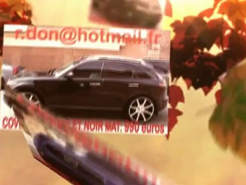 Infiniti FX, Infiniti FX, essai video Infiniti FX, Infiniti FX covering, Infiniti FX peinture noir mat
