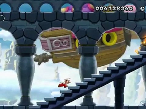 Soluce Mario Bros. U : Château Chenille de Roy (6-1) Première entrée