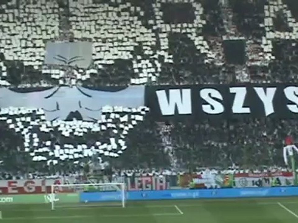 Ultras during Legia - Spartak - 2011