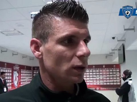 L1 / 2012-13 : Lille 0-0 Bastia : La réaction de J. Choplin