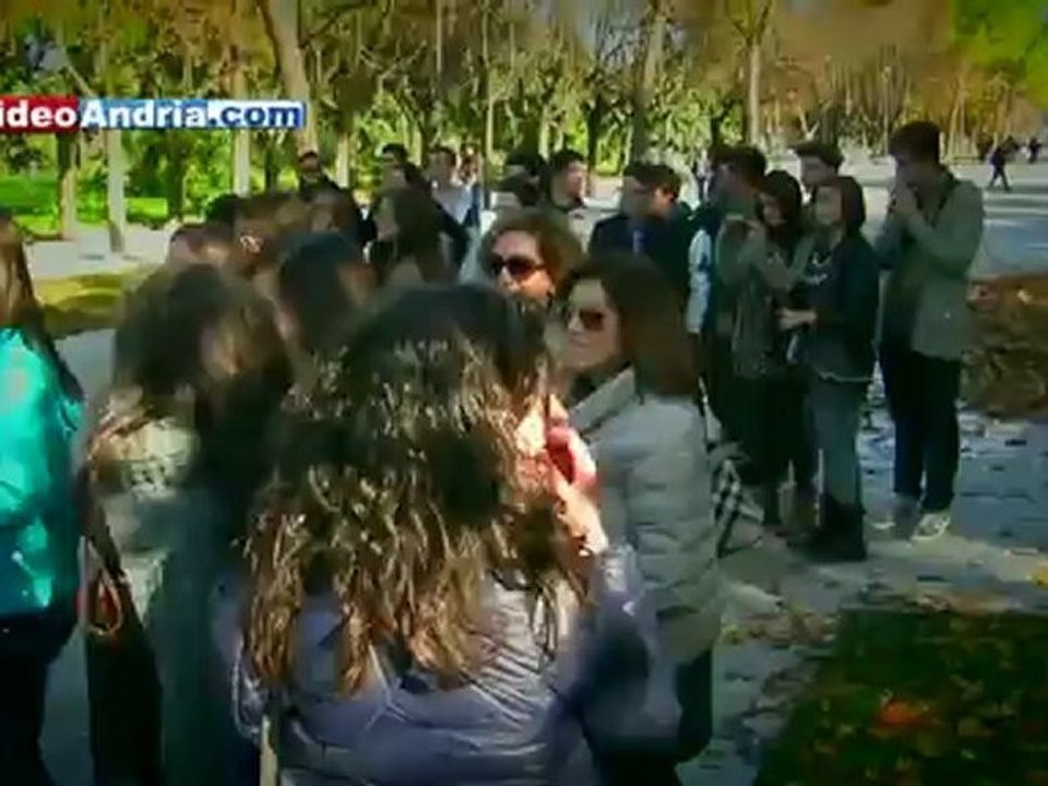 Andria Gangnam Style, Villa Comunale 2 dicembre 2012