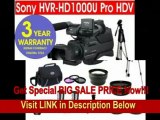 [BEST BUY] Sony HVR-HD1000U Professional Digital HDV Camcorder + .45x Wide Angle Lens + 2X Telephoto Zoom Lens + +1, +2, +4, +10 4 Piece Close Up Macro Kit + 3 Piece Multi-Coated Glass Filter Kit + Extra High Ca