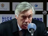 Conférence de presse OGC Nice - Paris Saint-Germain : Claude  PUEL (OGCN) - Carlo ANCELOTTI (PSG) - saison 2012/2013