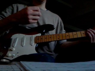 Robben Ford type shuffle blues in C