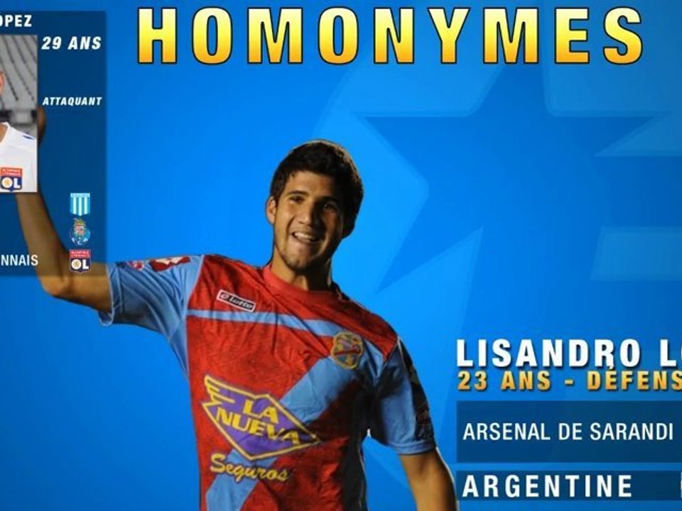 Lisandro Lopez, Marquez, Vieira : ces homonymes de stars !