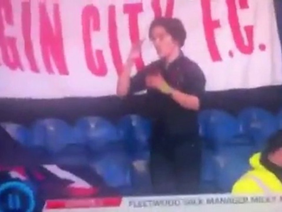 Aficionada bailando