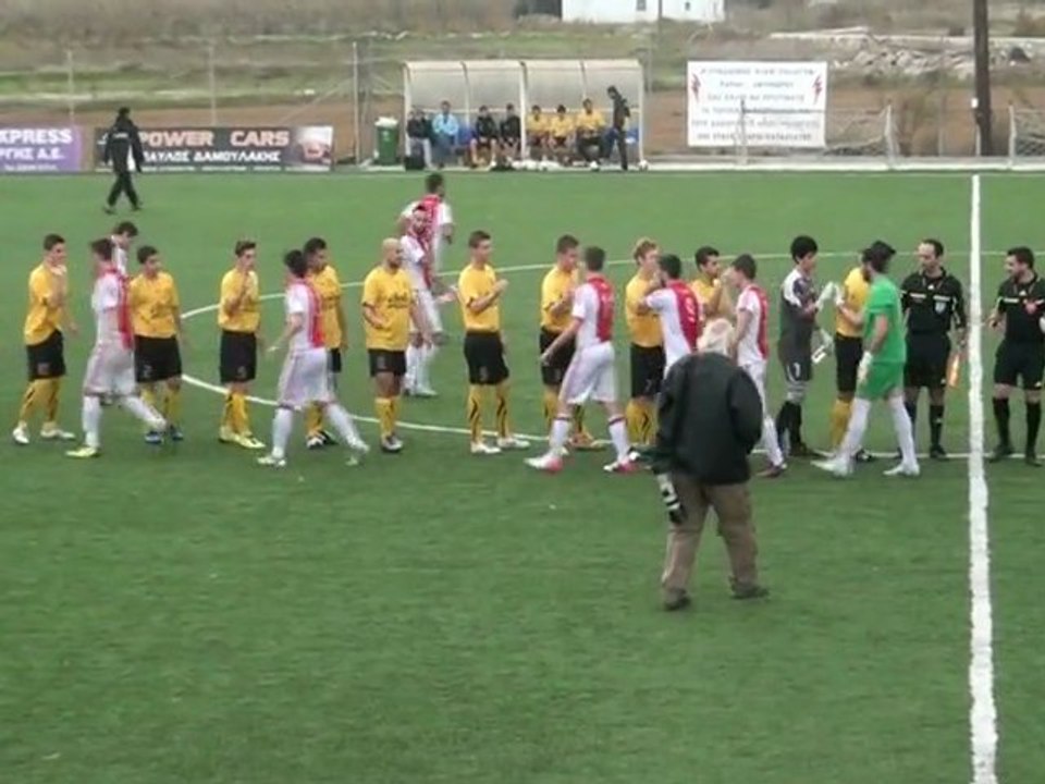 Νηρεας - Άγιαξ Σύρου 2-3. Φάσεις και γκολ