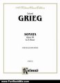 Fun Book Review: Cello Sonata in A Minor, Op. 36 (Kalmus Edition) by Grieg, Edvard