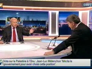 Mélenchon invité de Olivier Mazerolle BFM 02 12 2012 (1)