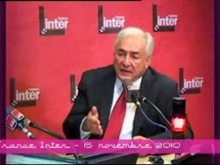 Dominique Strauss-Kahn parle de la gouvernance mondiale