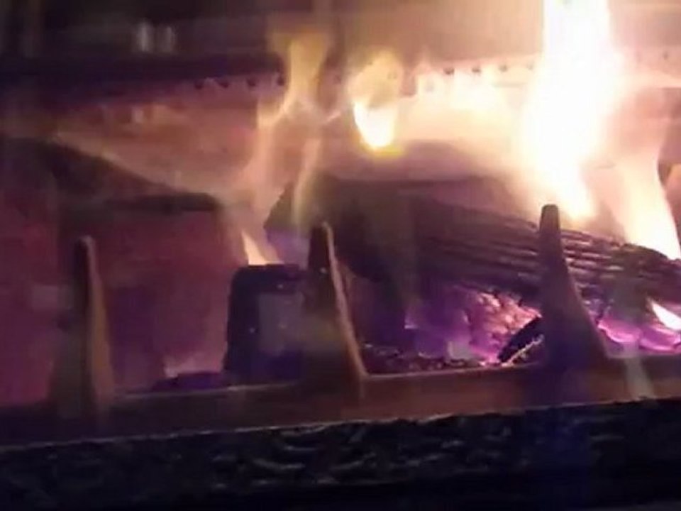 état de vitre après 6h de combustion tirage très faible