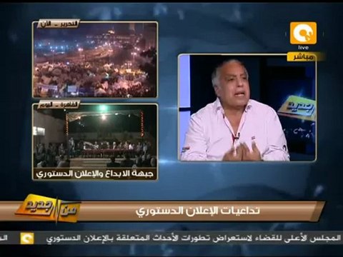 من جديد: موقف الفنانين الرافضين للإعلان الدستوري