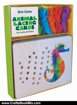 Crafts Book Review: Eric Carle Animal Lacing Cards: 10 Cards & Laces by Eric Carle