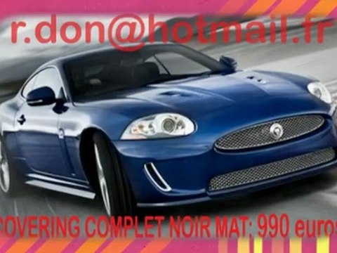 Jaguar XK, Jaguar XK,, essai video Jaguar XK, Jaguar XK covering, Jaguar XK peinture noir mat
