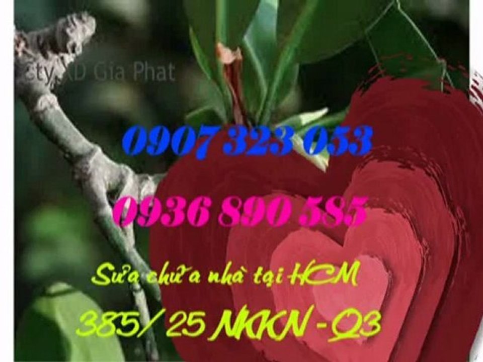 Cty sửa nhà,chống thấm tại quận 3 hcm call  0936 890 585