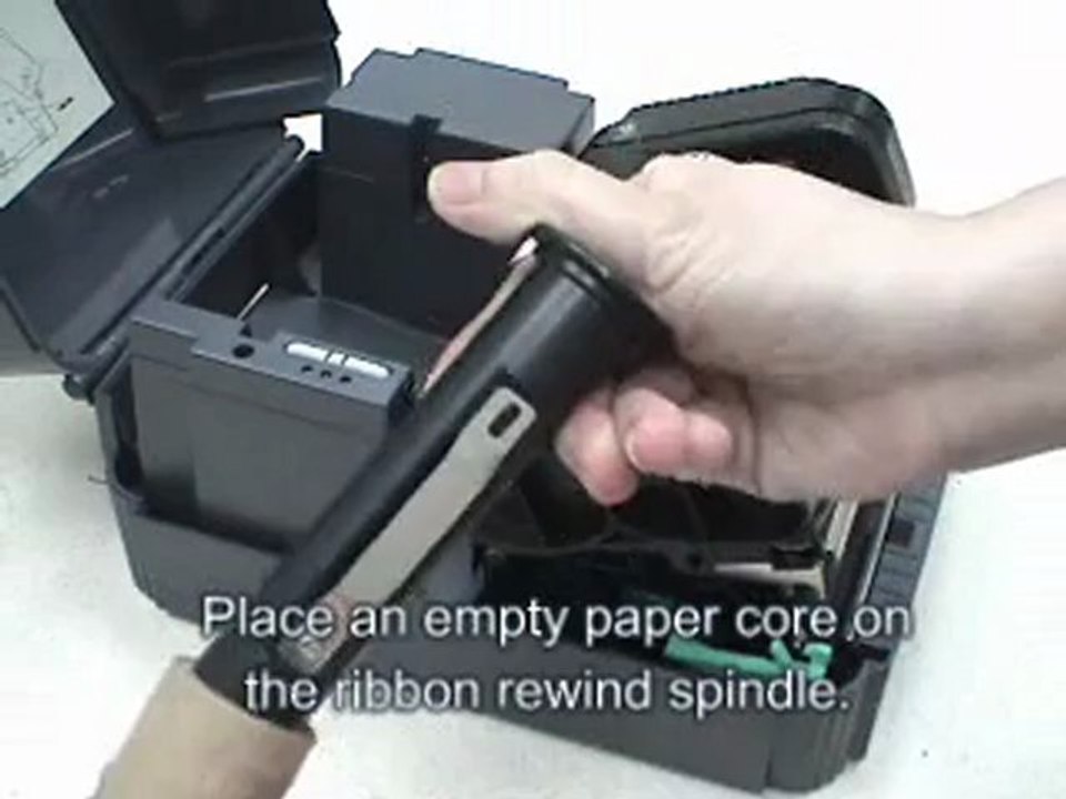 TTP-243, TTP-244Plus hướng dẫn lắp ribbon