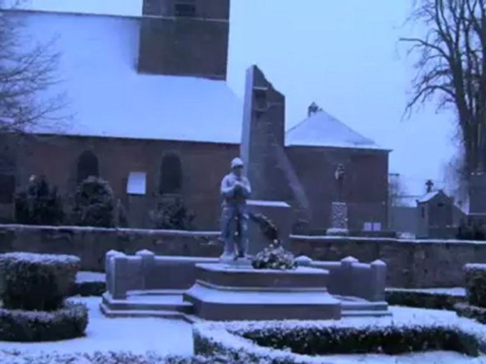 De la neige en Sambre-Avesnois