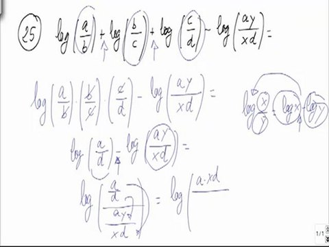 Ejercicios y problemas resueltos de logaritmos problema 25