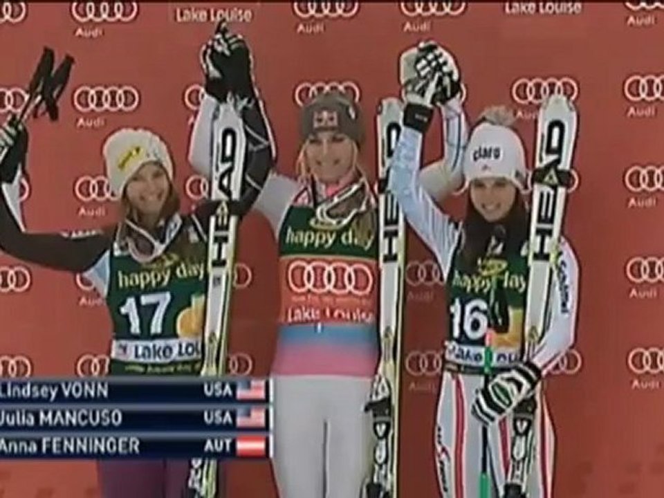 Ski alpin: Vonn-Festspiele in Lake Louise! Drei Rennen, drei Siege