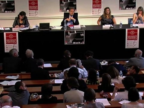 Les juges et la construction procédurale de la QPC , échanges avec la salle, sous la présidence de Bertrand Mathieu, Président de l’Association Française de Droit Constitutionnel, Professeur à l’Ecole de Droit de la Sorbonne