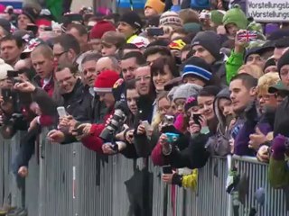 Sebastian Vettel celebrates his third F1 title in Graz