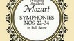 Fun Book Review: Symphonies Nos. 22-34 in Full Score (Dover Music Scores) by Wolfgang Amadeus Mozart, Music Scores