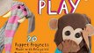 Crafts Book Review: Puppet Play: 20 Puppet Projects Made with Recycled Mittens, Towels, Socks, and More by Diana Schoenbrun