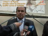 El Puerto - Colocación graffiti contra el maltrato