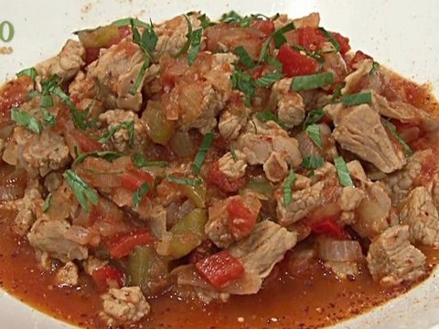 Axoa de veau ou Émincé de veau aux poivrons - 750 Grammes