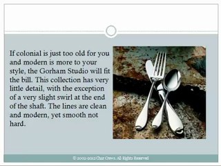 Gorham Melon Bud Flatware Is One Of Several Gorham Stainless Collections Available At Char Crews