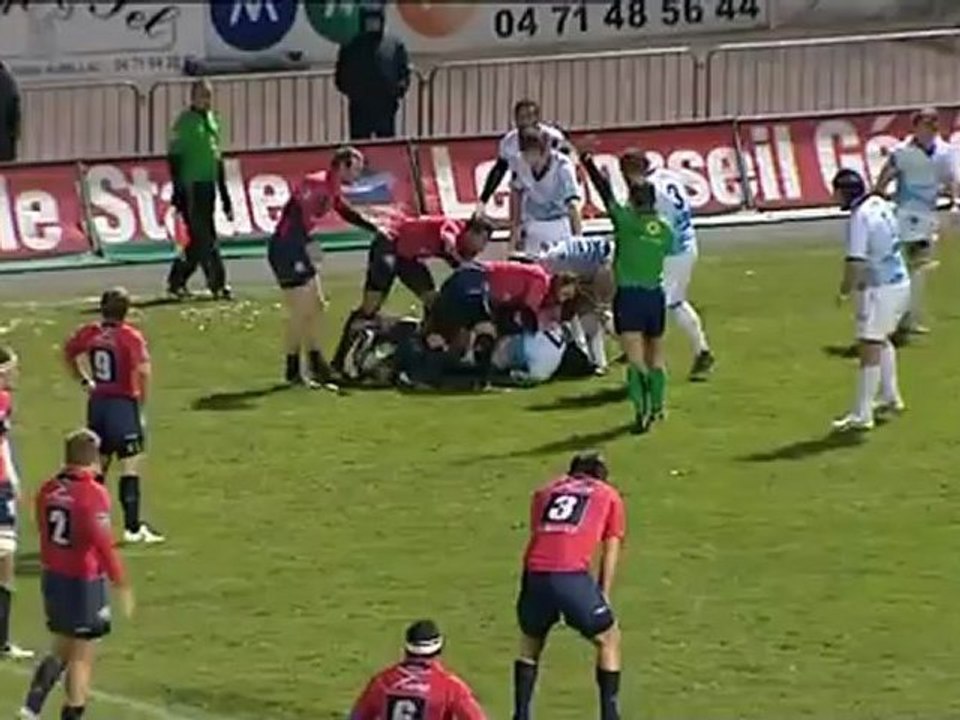 Aurillac-Massy : 28-7 - J13 - Saison 2012-2013