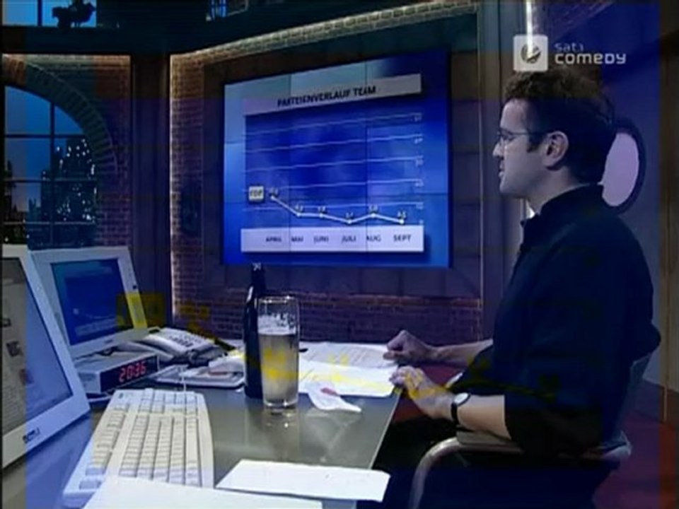 Die Harald Schmidt Show - 1138 - 2002-09-20 - Joschka Fischer, Das endgültige Wahlergebnis