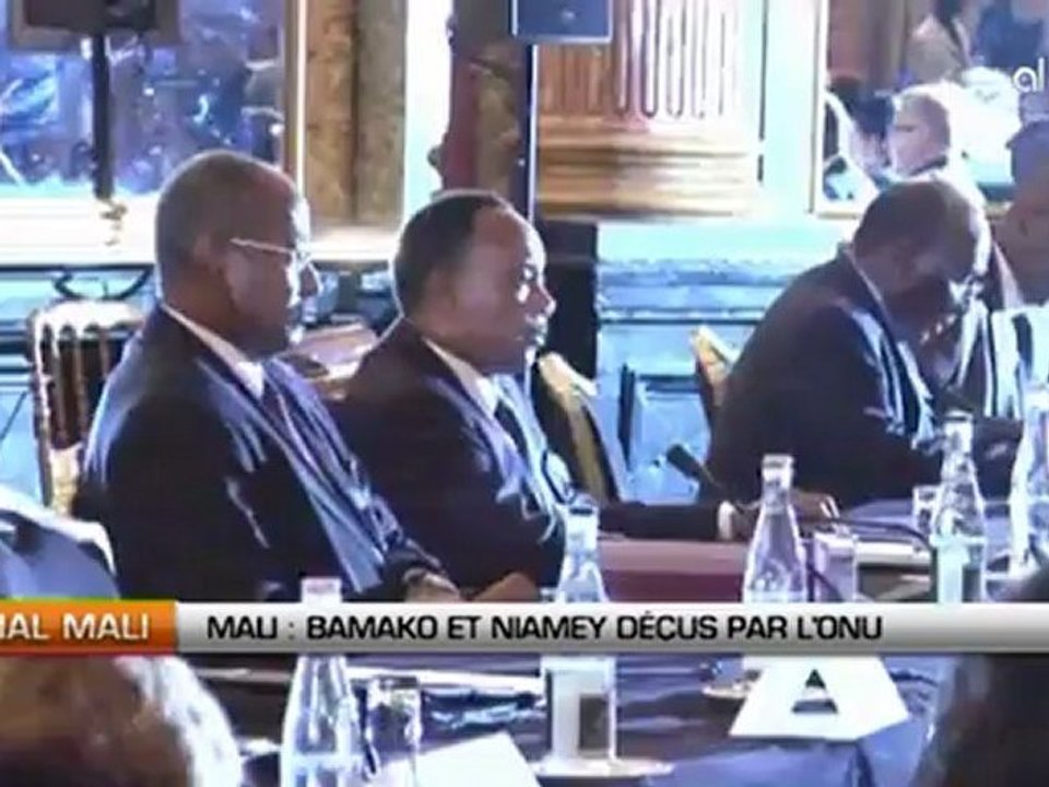 Mali: Bamako et Niamey déçus par l’ONU