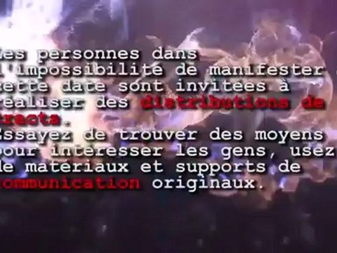 un appel important des Anonymous à une manifestation mondiale le 8 Décembre 2012 pour défendre les libertés