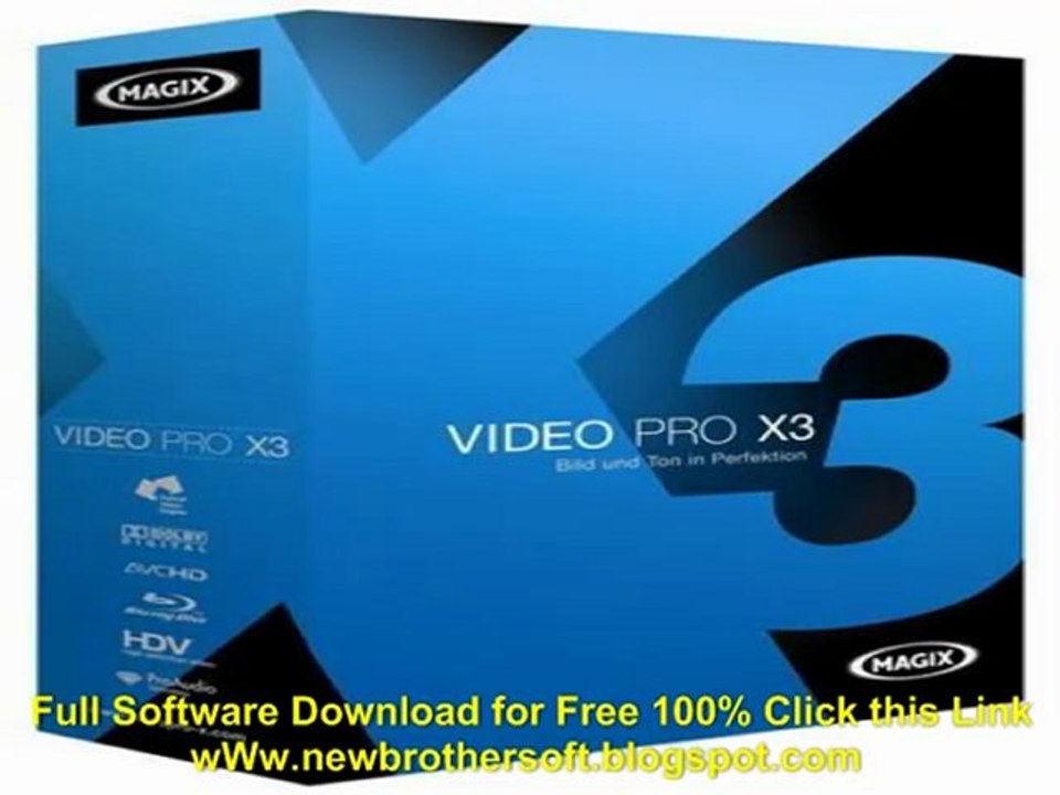 MAGIX Video Pro X3 v10.0 Download