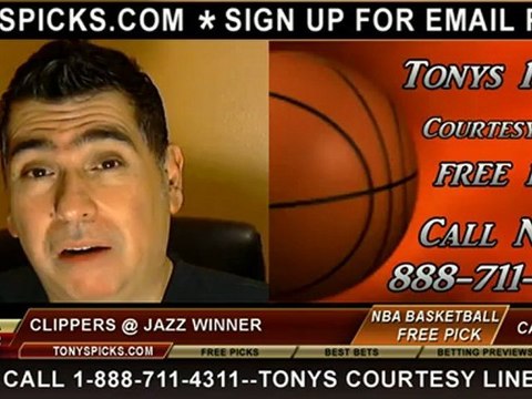 Utah Jazz versus LA Clippers Pick Prediction NBA Pro Basketball Betting Odds Preview 12-3-2012