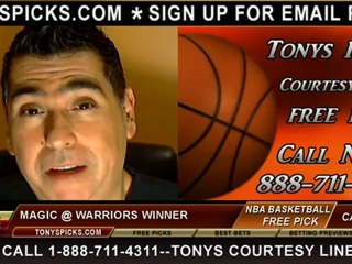Golden St Warriors versus Orlando Magic Pick Prediction NBA Pro Basketball Odds Preview 12-3-2012