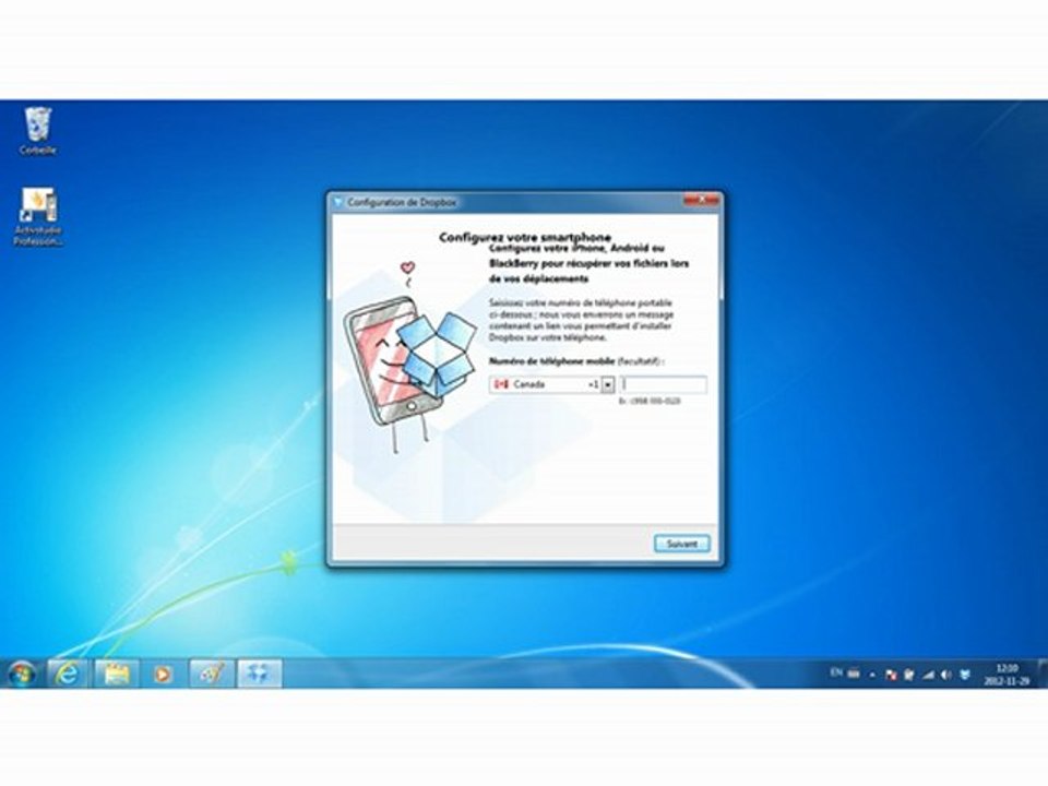 Guide installation Dropbox csrl