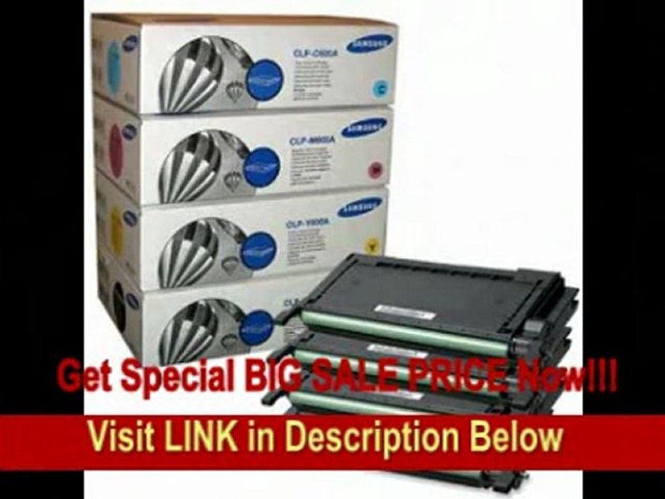 [REVIEW] Set of Four Genuine Samsung Toner Cartridges: CLP-K600A (Black), CLP-C600A (Cyan), CLP-Y600A (Yellow), CLP-M600A (Magenta) for Samsung CLP-600, CLP-600, CLP-650, CLP-650N